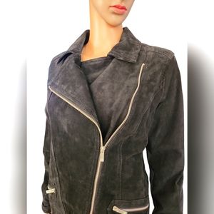 Dennis Basso Black Leather Jacket